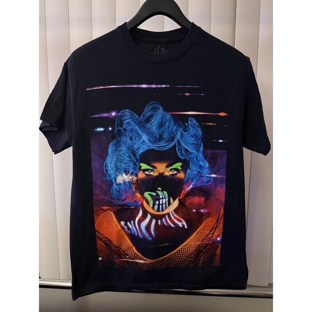 Men’s Lady Gaga Enigma Las Vegas Concert Black Shirt Size Medium
